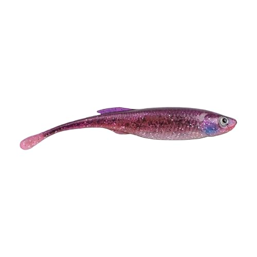 Berkley PowerBait Drip Minnow Fishing Soft Bait - color: HD Purple Shiner, size: 5"
