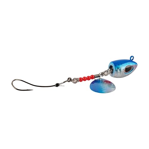 Berkley Bladed Rawler Jig - color: Blue Chrome, size: 1 oz - 1/0 Hook Size