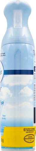 Febreze Air Mist Air Freshener Spray, Odor-Fighting Room Spray, Air Fresheners for Home and Bathroom and Kitchen, Aerosol Can, Linen & Sky Scent, 8.8oz, 2 Count