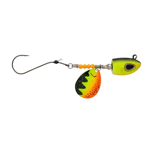 Berkley Bladed Rawler Jig - color: Hot Chub, size: 1 oz - 1/0 Hook Size