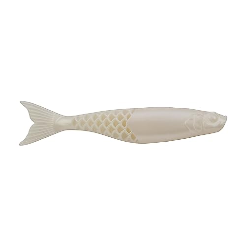 Berkley PowerBait PowerStinger Fishing Soft Bait - color: Pearl White, size: 3 1/2"