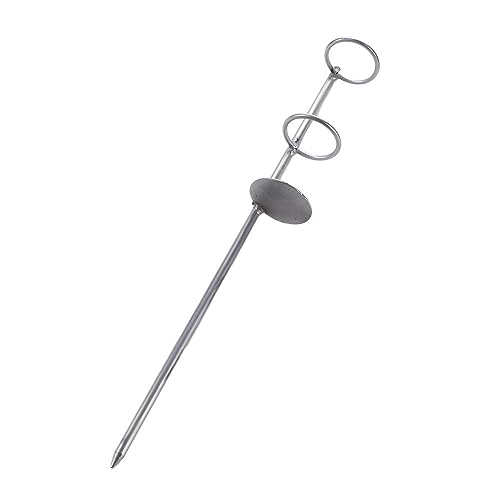 30/40/50cm Portable Fishing Rod Holder Support Stainless Steel Stand Fishing Pole Holders Ground Spike Rod Rest Stand for Ground, Beach(50cm)
