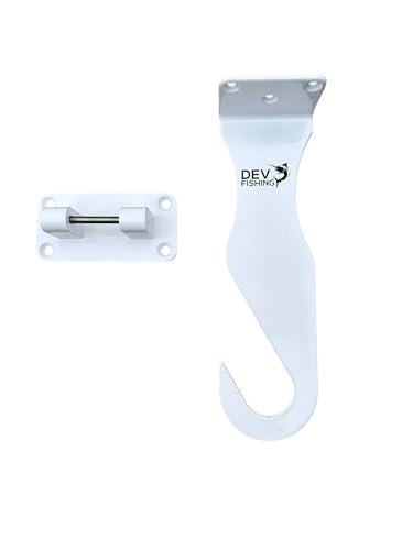 Single Bent Butt Wall Mount Rod Pole Holder Stand Display Dev Fishing Aluminum