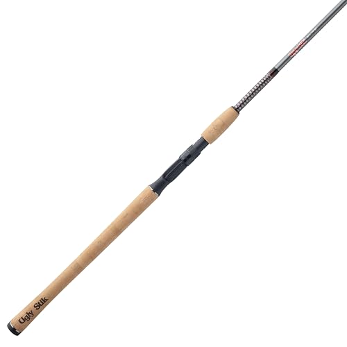 Ugly Stik Elite Salmon/Steelhead Casting Fishing Rod - size: 9' - Medium Heavy - 2pc, style: New Model