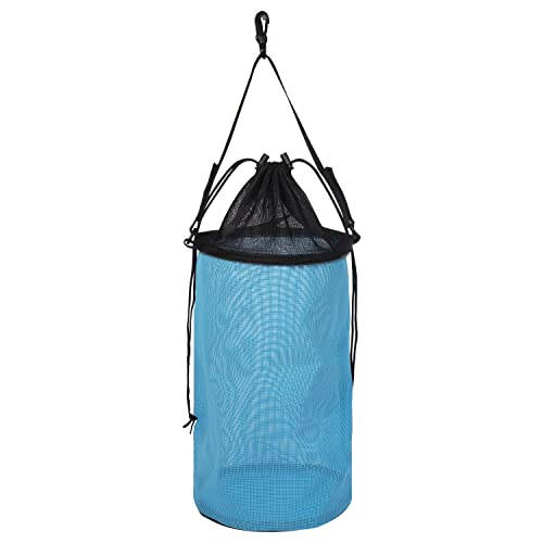 Fishing Bait Mesh Bag - Live Bait Storage Cage, Textilene Mesh Fishing Net - size: 1 Gallon