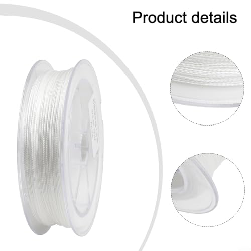 20lb for Braided Fly Line Backing 50M 8-Strand Dacron Polyester Low Friction Trout Bass Freshwater Fishing Reel Spooling Line White - size: B