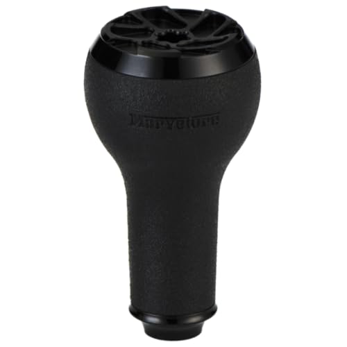 Non-Slip TPE Power Knob 1.1 inches (27 mm) Compatible for Shimano Stradic SLX, Daiwa Zillion Tatula Fuego, Spinning Baitcasting Reel (Full Black (New Version)) - color: Full Black (New Version)
