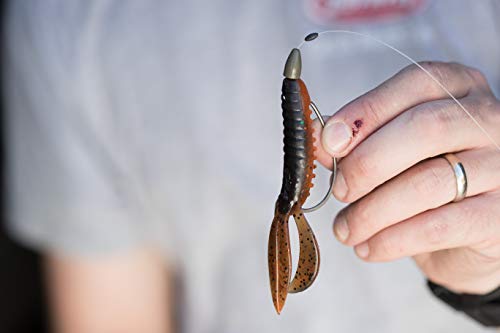 Berkley PowerBait Pit Boss Fishing Soft Bait - color: Summer Craw, size: 4" (8 Count)