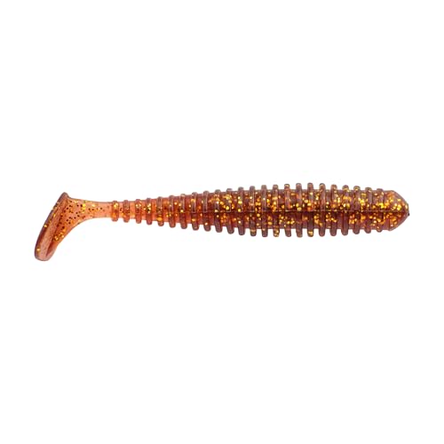 Berkley Berkley PowerBait Saltwater Power Swimmer - color: Root Beer Gold, size: 4 1/3"