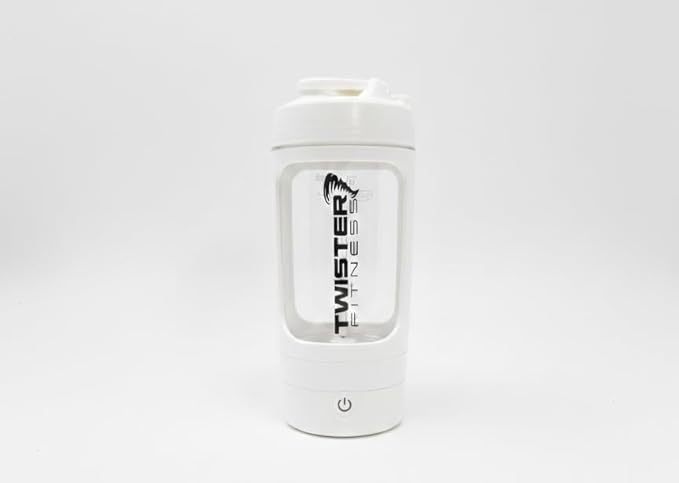 PULSE Electric Shaker Bottle for Protein Shakes – USB Rechargeable Mixer Cup, BPA-Free Tritan, for Meal Replacements & Fitness Drinks (White, 21 OZ)