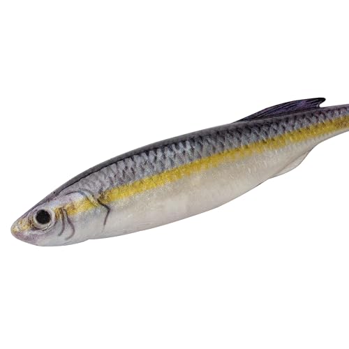 Berkley PowerBait Drip Minnow Fishing Soft Bait - color: Black Shad, size: 4"