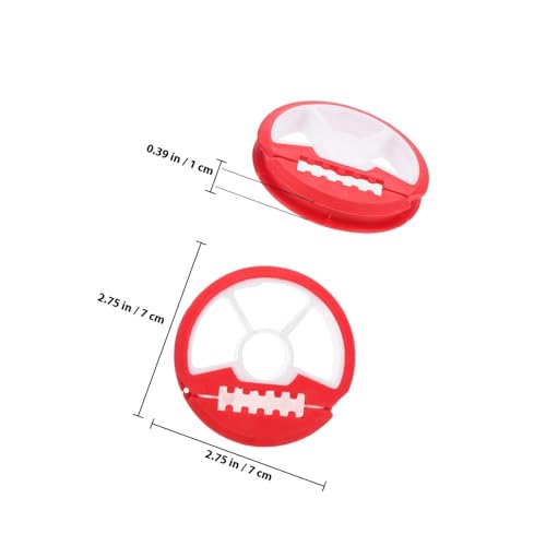 Line Storage Round Spools Shape Silicone Bobbin and Fishing Hard Abs Box Sturdy Fishing Line Holder Random Color