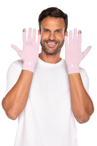 Coolibar Full Finger UV Sun Gloves - UPF 50+ Sun Protection - Gannett - color: Dusty Mauve, size: X-Small