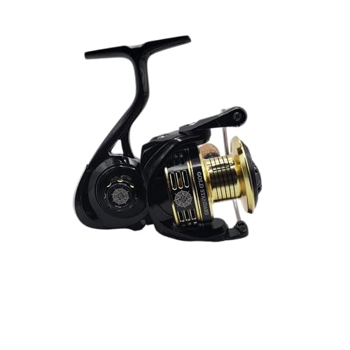 Gold Standard Spinning Reel, Freshwater Saltwater Spinning Fishing Reel Sizes 1000 2500 4000 - size: 1000