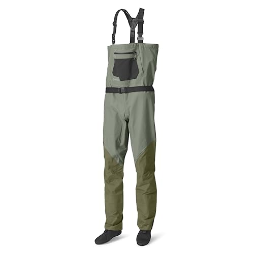Orvis Men's Clearwater Bootfoot Wader Felt | 30K/8K Rating, Convertible Fit & Smart Storage, Lightweight 4-Layer Waterproof Breathable Fabric - size: Small