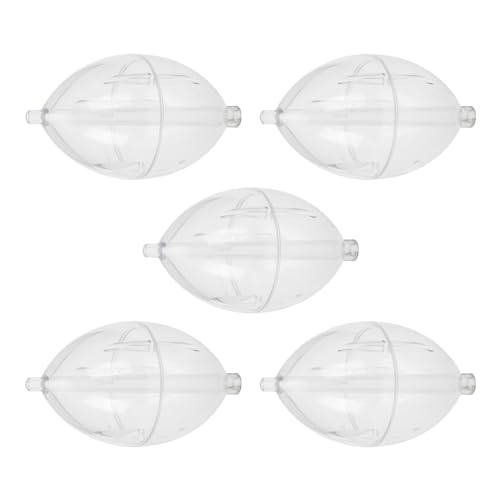 5Pcs FishingsCastings Bobbers Float Fishing Clear Float Plastics Oval Strikes Indicator Easy to Use