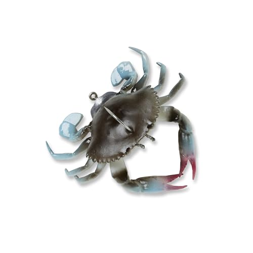 Savage Gear 3D Crab TPE Fishing Soft Bait - color: Blue Crab, size: 1 oz (2 in)