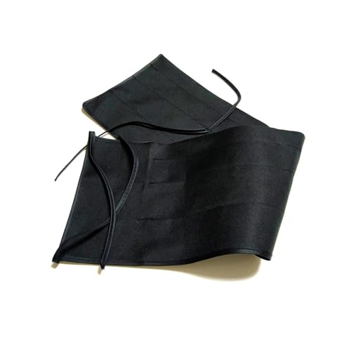 KALAVARMA Fly Rod Bag 100% Cotton Bag for fly 4 section rod Black color cloth 2pcs (6ft) - size: 6ft