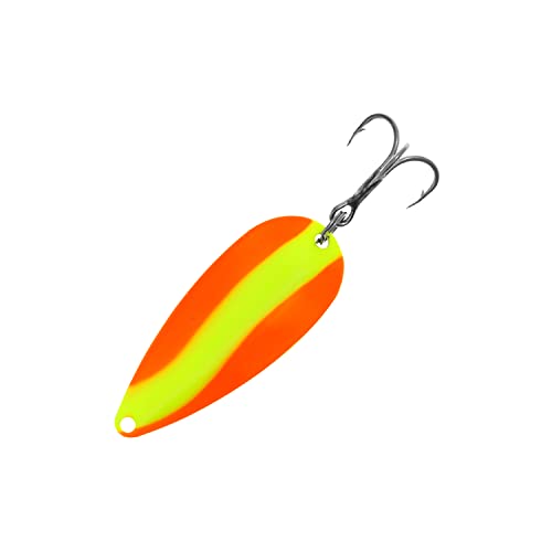 Arcadia Casting Spoons - color: Orange/Chartreuse, size: 7/8 oz. 5PCS