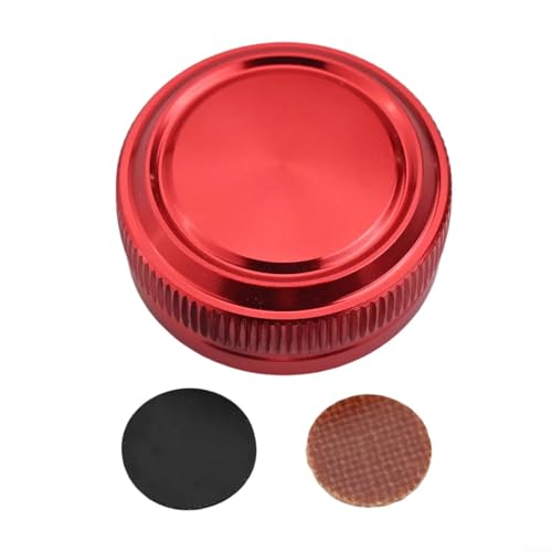 Fishing Reel Tension Knob Cap, Baitcaster Tension Knob, Aluminum Alloy Accessory Adjustment Brake Component With Knurled Threads For Metanium Baitcast Reel(red) - color: red