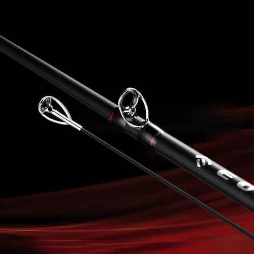 EOW XPEDITE LITE Portable Telescopic Fishing Rods & Combo, Spinning & Casting Fishing Poles, 24T Carbon Rod Blanks, Solid Carbon Tip, Split Cork Grips, Travel Rod, Combos with 5+1BB Spinning Reel - size: 5'6"-M-Fast, style: Rod- Casting