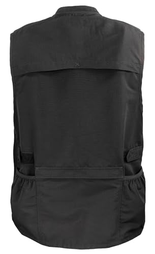 Edgetec Outdoor Utility Vest, Fishing, Hunting, Tactical Ripstop - color: Black, size: 4X-Large