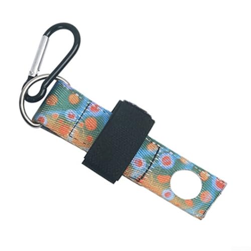 2 Pack Fly Fishing Floatant And Sinkant Bottle Holder With Karabiner Clip, Nylon Webbing Strap For Waistcoat Or Jacket, Brook Trout designs Accessories For Anglers