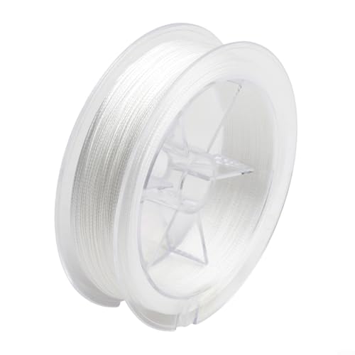 20lb for Braided Fly Line Backing 50M 8-Strand Dacron Polyester Low Friction Trout Bass Freshwater Fishing Reel Spooling Line White - size: B