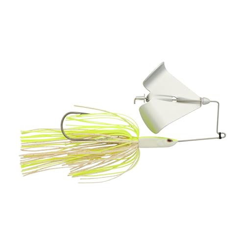 Berkley Skirted Riveter Fishing Buzzbaits - color: White Chartreuse, size: 1/4 oz