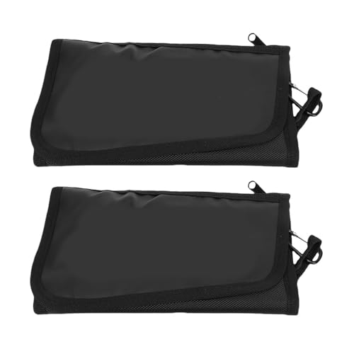 Alomejor Soft Lure Storage Bag, PVC Fishing Tackle Organizer with Removable Pockets and Puncture Proof Compartment for Outdoor Fishing