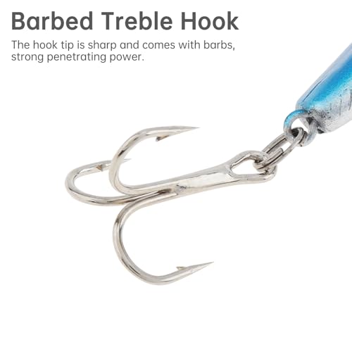 5pcs Fishing Lures Crankbaits, Fishing Hard Baits Swimbaits Minnow Bass Topwater Lures for Trout Bass Perch