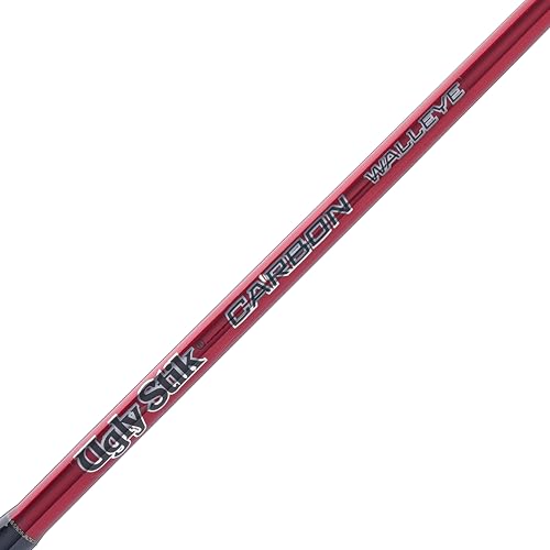 Ugly Stik Carbon Walleye Spinning Fishing Rod - size: 7'2" - Medium Heavy - 2pc
