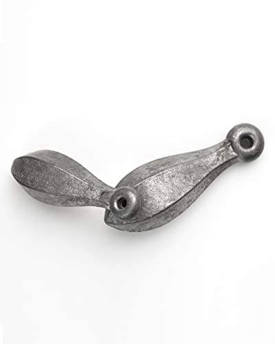 BLUEWING Bank Sinker 1LB/2LB/3LB/5LB/6LB Box Fishing Weights Saltwater Bullet Lead 1oz,2oz,3oz,5oz,8oz,10oz,12oz,16oz,32oz - style: #18 10oz, 5 Pack