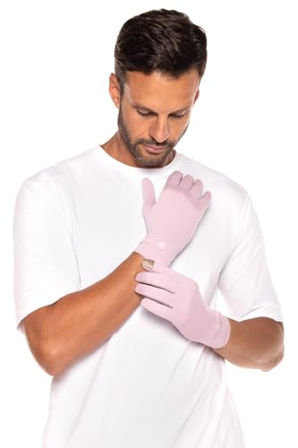 Coolibar Full Finger UV Sun Gloves - UPF 50+ Sun Protection - Gannett - color: Dusty Mauve, size: Small