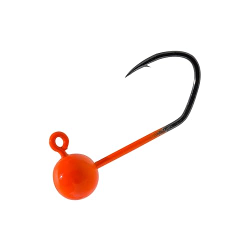 Fly Tying Sickle Jig Heads - color: Orange, size: 1/32 OZ 50PCS