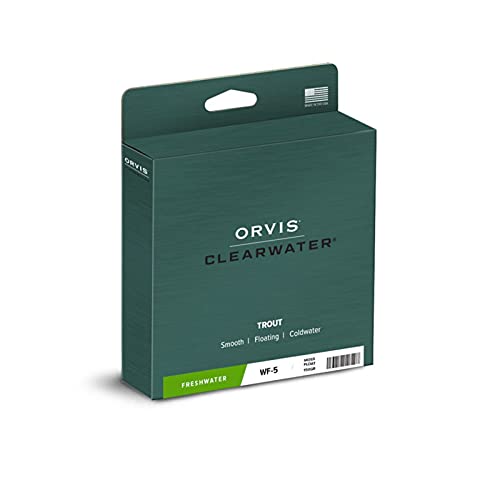 Orvis Clearwater Fly Line for Beginner & All-Around Fly Fishing | Smooth, Durable 3-9 Wt Fly Line, Front Welded Loop, 90' Weight-Forward Taper, Cool to Moderate Water - size: WF 3