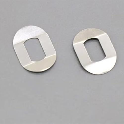 Fishing Reel Handle Washer 8X5mm Metal Rocker Arm Insulator Parts For Baitcaster Water Drop Wheels High Strength Repair Kit Silver(10pcs) - size: 10pcs