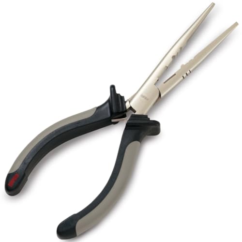 Rapala 6 1/2 Fisherman's Pliers | Split Ring Tool, Hook Removal Pliers, Braided and Monofilament Line Cutter, Corrosion-Resistant Construction
