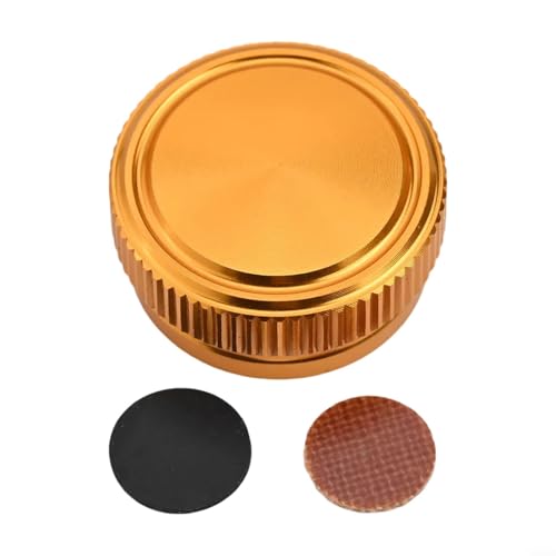 Aluminum Spool Tension Knob Cap for Metanium 09MG7 Baitcast Reel, Knurled Grip Nut for Brake Adjustment, 0.35mm Thread(gold) - color: gold