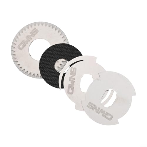 Fishing Reel Repair Kit for Metanium Right Hand, Baitcasting Drag Clicker WASHERs Set with Carbon Fiber System, Stainless Steel Parts for Smooth Drag Control