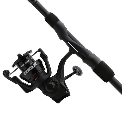 Abu Garcia Max SX Spinning Reel and Fishing Rod Combo - size: 3000 Size Reel - 7' - Medium - 4pc, style: Max Sx (New Model)