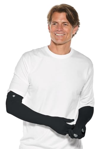 Coolibar Long Full Finger UV Sun Gloves - UPF 50+ Sun Protection - Culebra - color: Black, size: X-Small