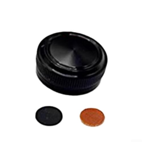 Aluminum Spool Tension Knob Cap for Metanium 09MG7 Baitcast Reel, Knurled Grip Nut for Brake Adjustment, 0.35mm Thread(black) - color: black