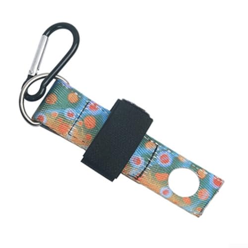 Minhe 2 pcs Fly Fishing Floatant Bottle Holder With Karabiner Clip Nylon Sinkant Webbing Bottle Holder For Securing Floatant Bottles To Fishing Apparel