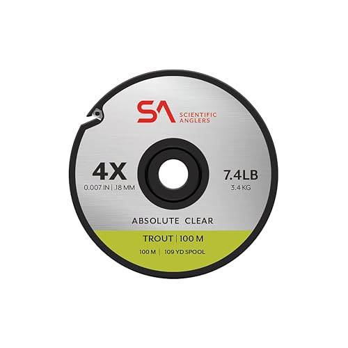 Scientific Anglers Absolute Trout Tippet - size: 4X, style: 100m