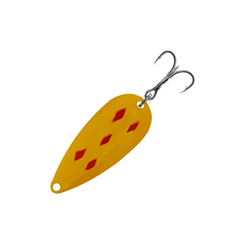 Arcadia Casting Spoons - color: Yellow/5 Red Diamonds, size: 5/8 oz. 5PCS