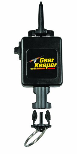 Gear Keeper Scuba Retractable Lanyard for Dive Console & Depth Gauge - Keeps Scuba Gear Secure & Accessible - Made in USA - size: Waist Mount (Locking), style: Snap Clip