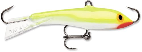 Rapala Rapala Jigging Rap - color: Silver Fluorescent Chartreuse, size: Body Length: 1-1/4"