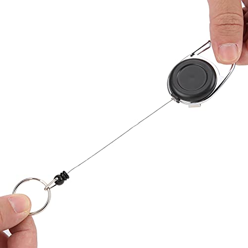 Fly Fishing Retractor Retractable Steel Wire Tool Retractor Clip Fly Fishing Anglers Gear