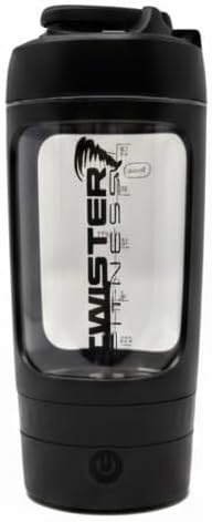 PULSE Electric Shaker Bottle for Protein Shakes – USB Rechargeable Mixer Cup, BPA-Free Tritan, for Meal Replacements & Fitness Drinks (Black, 21 OZ)